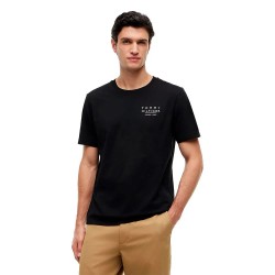 Тениска Tommy hilfiger Americana Back Regular Fit short sleeve T-shirt - Black (Black) тениска,мъжки,тениски,дамски,тениски,tommy,hilfiger,americana,back,regular,fit,short,sleeve,t,shirt,black,(black)
