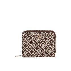 Tommy hilfiger AW0AW18759 woman wallet - Brown (Neutral Mono) портфейли,и,портмонета,tommy,hilfiger,aw0aw18759,woman,wallet,brown,(neutral,mono)