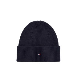 Шапка Tommy hilfiger AW0AW19102 beanie - Blue (Space Blue) шапка,всички,шапки,tommy,hilfiger,aw0aw19102,beanie,blue,(space,blue)