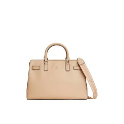 Чанта Tommy hilfiger Joy Satchel bag - Beige (Horseradish) чанта,всички,чанти,tommy,hilfiger,joy,satchel,bag,beige,(horseradish)