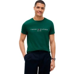 Тениска Tommy hilfiger MW0MW11797 short sleeve T-shirt - Green (Ornamental Green) тениска,мъжки,тениски,дамски,тениски,tommy,hilfiger,mw0mw11797,short,sleeve,t,shirt,green,(ornamental,green)
