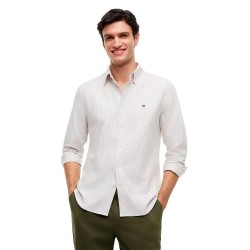 Риза с дълъг ръкав Tommy hilfiger MW0MW36238 long sleeve shirt - White (Breton Stripe Ivory Petal / Desert Sky) риза,с,дълъг,ръкав,дамски,ризи,мъжки,ризи,tommy,hilfiger,mw0mw36238,long,sleeve,shirt,white,(breton,stripe,ivory,petal,desert,sky)