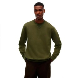 Блуза Tommy hilfiger MW0MW40000 sweatshirt - Green (Huntsman Green / Ivory Petal) блуза,мъжки,пуловери,tommy,hilfiger,mw0mw40000,sweatshirt,green,(huntsman,green,ivory,petal)