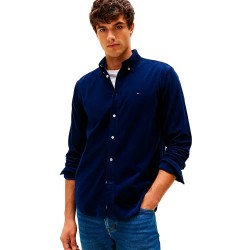 Риза с дълъг ръкав Tommy hilfiger MW0MW40486 long sleeve shirt - Blue (Imperial Navy) риза,с,дълъг,ръкав,дамски,ризи,мъжки,ризи,tommy,hilfiger,mw0mw40486,long,sleeve,shirt,blue,(imperial,navy)
