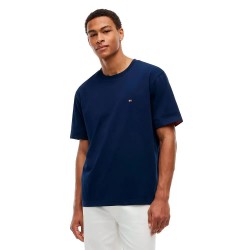 Тениска Tommy hilfiger MW0MW43203 short sleeve T-shirt - Blue (Carbon Navy) тениска,мъжки,тениски,дамски,тениски,tommy,hilfiger,mw0mw43203,short,sleeve,t,shirt,blue,(carbon,navy)