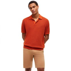 Tommy hilfiger MW0MW43246 short sleeve polo - Orange (Rusty Ochre) дамски,блузи,с,яка,мъжки,блузи,с,яка,tommy,hilfiger,mw0mw43246,short,sleeve,polo,orange,(rusty,ochre)