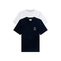Тениска Tommy hilfiger MW0MW45091 Regular Fit short sleeve T-shirt 2 units - White / Black (Black / Black / Black) тениска,мъжки,тениски,дамски,тениски,tommy,hilfiger,mw0mw45091,regular,fit,short,sleeve,t,shirt,2,units,white,black,(black,black,black)