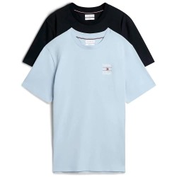 тениска,мъжки,тениски,дамски,тениски,tommy,hilfiger,mw0mw45091,short,sleeve,t,shirt,2,units,blue,(navy,sky,blue)