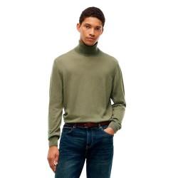 Блуза Tommy hilfiger New York MW0MW44700 high neck sweater - Green (Battle Green) блуза,мъжки,пуловери,дамски,пуловери,tommy,hilfiger,new,york,mw0mw44700,high,neck,sweater,green,(battle,green)