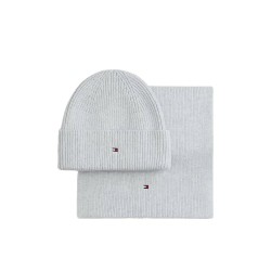 комплект,всички,шапки,tommy,hilfiger,set,aw0aw19136,beanie,grey,(light,grey,heather)