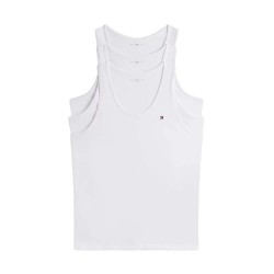 Tommy hilfiger UM0UM03867 sleeveless base layer 3 units - White (White / White / White) мъжко,бельо,tommy,hilfiger,um0um03867,sleeveless,base,layer,3,units,white,(white,white,white)