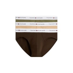 Tommy hilfiger UM0UM03875 slips 3 units - Multicolor (Utility Olive / Dark Coffee / Desert) мъжко,бельо,tommy,hilfiger,um0um03875,slips,3,units,multicolor,(utility,olive,dark,coffee,desert)