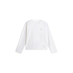 тениска,дамски,пижами,tommy,hilfiger,uw0uw06593,long,sleeve,pyjama,t,shirt,white,(ecru)
