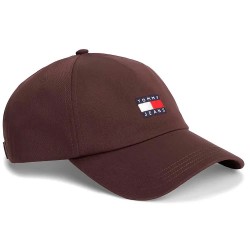 Дънки Tommy jeans Heritage Core cap - Brown (Brookwood) дънки,всички,шапки,tommy,jeans,heritage,core,cap,brown,(brookwood)