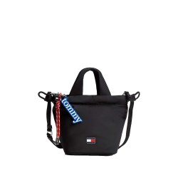 чанта,всички,чанти,tommy,jeans,icon,charms,bucket,bag,black,(black)