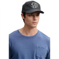 Шапка Superdry Ath Essentials Graphic cap - Black (Black Marl Melton) шапка,всички,шапки,superdry,ath,essentials,graphic,cap,black,(black,marl,melton)