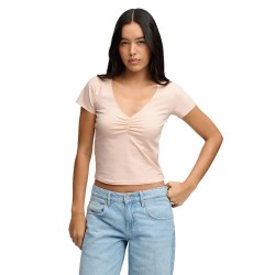 тениска,мъжки,тениски,дамски,тениски,superdry,athletic,essential,gathered,short,sleeve,t,shirt,pink,(rose,blush,pink)