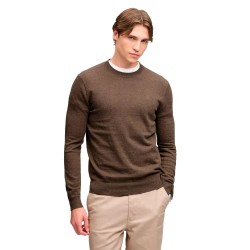 Блуза Superdry Essential Lightweigt Wool Blend Jumper sweater - Brown (Biscuit Brown Marl) блуза,мъжки,пуловери,дамски,пуловери,superdry,essential,lightweigt,wool,blend,jumper,sweater,brown,(biscuit,brown,marl)