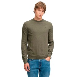 Блуза Superdry Essential Lightweigt Wool Blend Jumper sweater - Green (Lichen Green Marl) блуза,мъжки,пуловери,дамски,пуловери,superdry,essential,lightweigt,wool,blend,jumper,sweater,green,(lichen,green,marl)