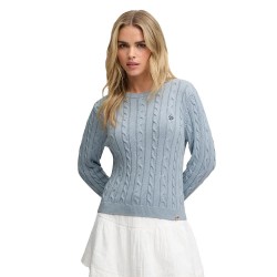 Блуза Superdry Essentials SD&CO Cable Jumper sweater - Blue (Blue Fog) блуза,мъжки,пуловери,дамски,пуловери,superdry,essentials,sd&co,cable,jumper,sweater,blue,(blue,fog)