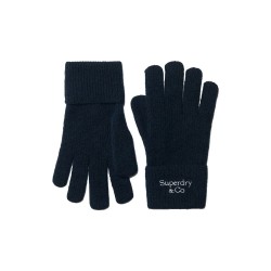 Ръкавици Superdry Heritage Rib Knit gloves - Blue (Eclipse Navy / Off White) ръкавици,ръкавици,шапки,и,шалове,superdry,heritage,rib,knit,gloves,blue,(eclipse,navy,off,white)