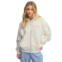 Блуза Superdry Luxe Fur Lined full zip sweatshirt - White (Desert Bone Off White) блуза,дамски,блузи,superdry,luxe,fur,lined,full,zip,sweatshirt,white,(desert,bone,off,white)