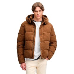 Яке Superdry Premium Cord puffer jacket - Brown (Dark Tobacco Brown) яке,мъжки,якета,дамски,якета,и,палта,superdry,premium,cord,puffer,jacket,brown,(dark,tobacco,brown)