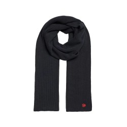 шал,ръкавици,шапки,и,шалове,superdry,sd,logo,knitted,scarf,black,(eclipse,navy)