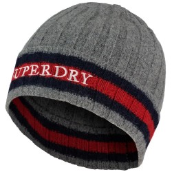 шапка,всички,шапки,superdry,stripe,knitted,beanie,grey,(antique,grey,marl)