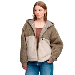 блуза,дамски,блузи,superdry,super,soft,full,zip,sweatshirt,beige,(vintage,khaki,off,white)