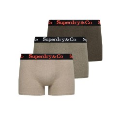 Боксерки Superdry M3110481A Trunk boxers 3 units - Multicolor (Brown Marl / Brown Grit / Tan Marl) боксерки,мъжко,бельо,superdry,m3110481a,trunk,boxers,3,units,multicolor,(brown,marl,brown,grit,tan,marl)