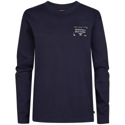 Тениска Petrol industries B-3060-TLR615 long sleeve T-shirt - Blue (Royal Navy) тениска,мъжки,тениски,дамски,тениски,petrol,industries,b,3060,tlr615,long,sleeve,t,shirt,blue,(royal,navy)