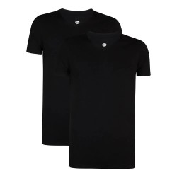 Тениска Petrol industries Blake short sleeve v neck T-shirt 2 units - Black (Black) тениска,мъжки,тениски,дамски,тениски,petrol,industries,blake,short,sleeve,v,neck,t,shirt,2,units,black,(black)