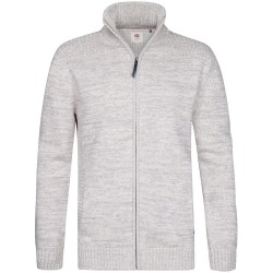 жилетка,мъжки,пуловери,дамски,пуловери,petrol,industries,m,3060,kwc216,cardigan,grey,(antique,white,melee)