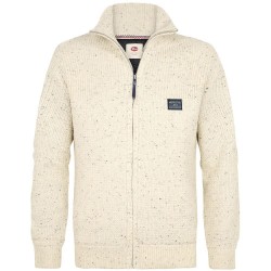 Жилетка Petrol industries M-3060-KWC283 cardigan - White (Antique White Melee) жилетка,мъжки,пуловери,дамски,пуловери,petrol,industries,m,3060,kwc283,cardigan,white,(antique,white,melee)