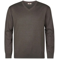 блуза,мъжки,пуловери,дамски,пуловери,petrol,industries,m,3060,kwv2000,v,neck,sweater,grey,(mossy,stone)