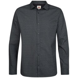 Риза с дълъг ръкав Petrol industries M-3060-SIL400 long sleeve shirt - Black (Royal Navy) риза,с,дълъг,ръкав,дамски,ризи,мъжки,ризи,petrol,industries,m,3060,sil400,long,sleeve,shirt,black,(royal,navy)