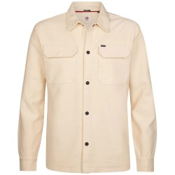 Риза с дълъг ръкав Petrol industries M-3060-SIL423 long sleeve shirt - Beige (Stone White) риза,с,дълъг,ръкав,дамски,ризи,мъжки,ризи,petrol,industries,m,3060,sil423,long,sleeve,shirt,beige,(stone,white)