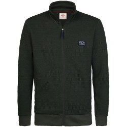 Блуза Petrol industries M-3060-SWC343 full zip sweatshirt - Green (Deep Green) блуза,мъжки,пуловери,petrol,industries,m,3060,swc343,full,zip,sweatshirt,green,(deep,green)