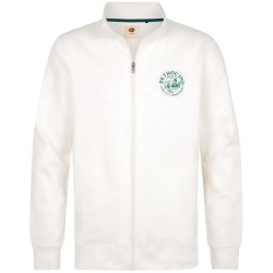 Блуза Petrol industries M-3060-SWC865 full zip sweatshirt - White (White Frost) блуза,мъжки,пуловери,petrol,industries,m,3060,swc865,full,zip,sweatshirt,white,(white,frost)