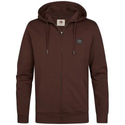 Блуза Petrol industries M-3060-SWH337 full zip sweatshirt - Brown (Saddle Brown) блуза,мъжки,пуловери,petrol,industries,m,3060,swh337,full,zip,sweatshirt,brown,(saddle,brown)