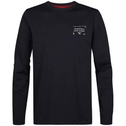 тениска,мъжки,тениски,дамски,тениски,petrol,industries,m,3060,tlr615,long,sleeve,t,shirt,black,(royal,navy)