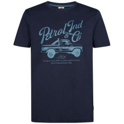 Тениска Petrol industries M-3060-TSR861 short sleeve T-shirt - Blue (Royal Navy) тениска,мъжки,тениски,дамски,тениски,petrol,industries,m,3060,tsr861,short,sleeve,t,shirt,blue,(royal,navy)