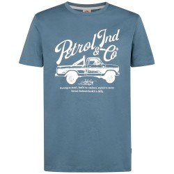 Тениска Petrol industries M-3060-TSR861 short sleeve T-shirt - Blue (Storm Blue) тениска,мъжки,тениски,дамски,тениски,petrol,industries,m,3060,tsr861,short,sleeve,t,shirt,blue,(storm,blue)