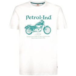 Тениска Petrol industries M-3060-TSR862 short sleeve T-shirt - White (White Frost) тениска,мъжки,тениски,дамски,тениски,petrol,industries,m,3060,tsr862,short,sleeve,t,shirt,white,(white,frost)