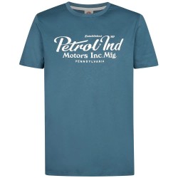 Тениска Petrol industries M-3060-TSR863 short sleeve T-shirt - Blue (Storm Blue) тениска,мъжки,тениски,дамски,тениски,petrol,industries,m,3060,tsr863,short,sleeve,t,shirt,blue,(storm,blue)