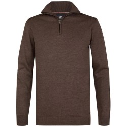 блуза,мъжки,пуловери,дамски,пуловери,petrol,industries,m,ros,kwc202,sweater,brown,(cedar,brown)