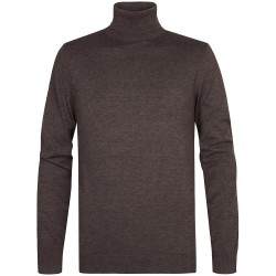 блуза,мъжки,пуловери,дамски,пуловери,petrol,industries,m,ros,kwc260,high,neck,sweater,brown,(cedar,brown)