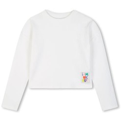 Тениска Billieblush U22270 long sleeve T-shirt - White (Marfil) тениска,мъжки,тениски,дамски,тениски,billieblush,u22270,long,sleeve,t,shirt,white,(marfil)