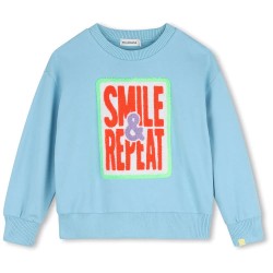 Блуза Billieblush U22313 sweatshirt - Blue (Blue) блуза,детски,блузи,billieblush,u22313,sweatshirt,blue,(blue)